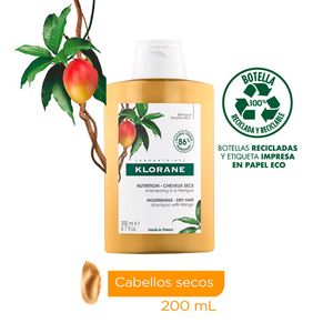 Champú Pelo Seco Klorane Mango  200 Ml