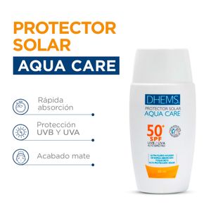 Protector Solar Dhems Aqua Care Sin Color Spf50+ 50 Ml