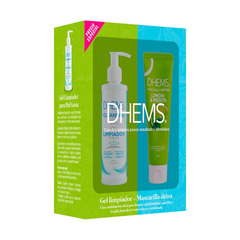 DH-Kit-Gel-Limpiador-piel-mixta-a-grasa-200-mL--Mascarilla-Detox-75-mL-precio-especial